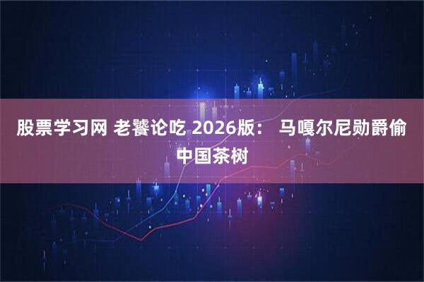 股票学习网 老饕论吃 2026版： 马嘎尔尼勋爵偷中国茶树